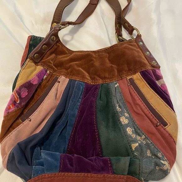 Multicolor Patchwork Tote Bag - Picture 1 of 5